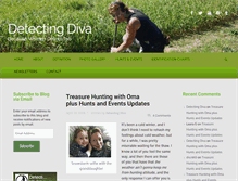 Tablet Screenshot of detectingdiva.com